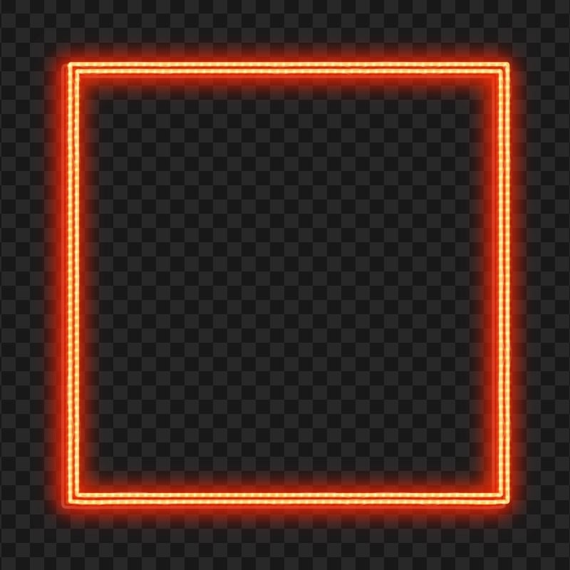Download Square Light Frame PNG