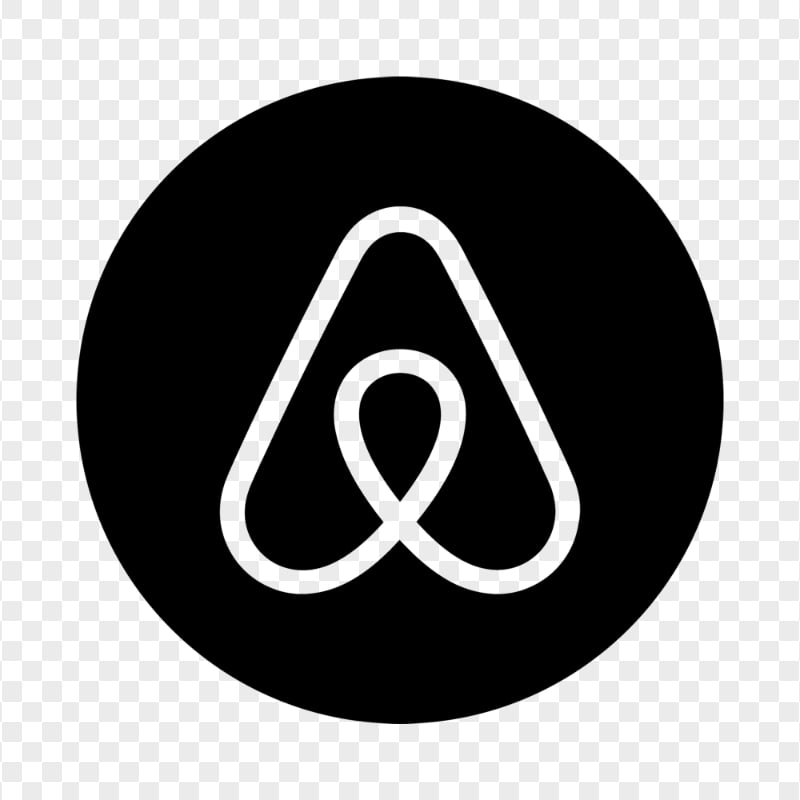 HD Black Airbnb Round Circle Logo Icon PNG Image Citypng