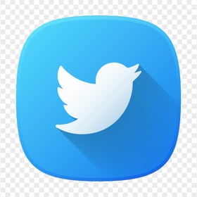 HD Twitter Modern Square App Icon PNG