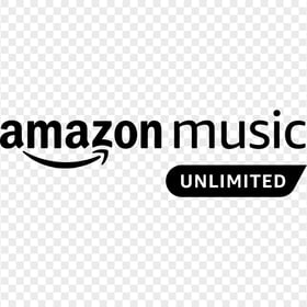 Black Amazon Music Unlimited Logo