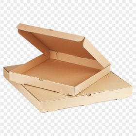 Cardboard Pizza Box HD Transparent Background