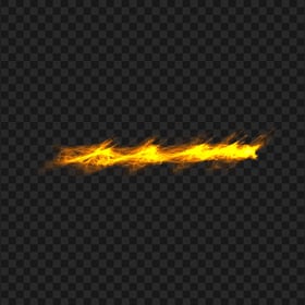 Fire Flare Sparks Line Glowing Magic Effect Image PNG