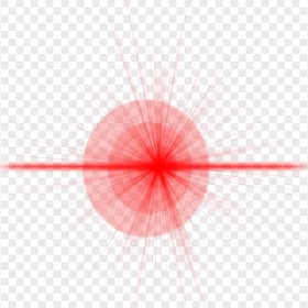 HD Red Lens Flare Effect PNG