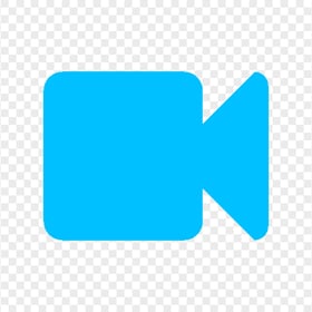 Download HD Video Camera Recording Blue Icon PNG