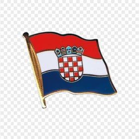 Croatia Flag Lapel Pin PNG