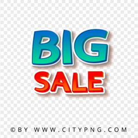 HD Big Sale Comic Art Logo Transparent PNG