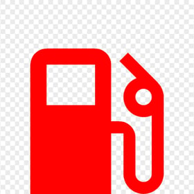 Download Gas Fuel Station Red Icon PNG