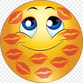 Lovely Kisses Face Emoji