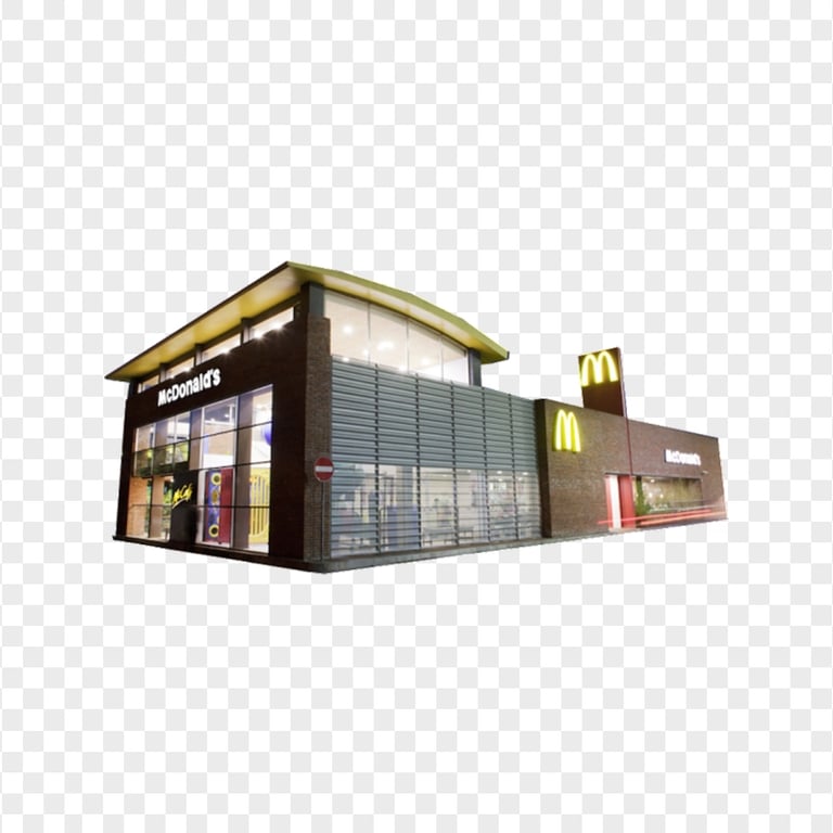 Real McDonald's Restaurant PNG Image