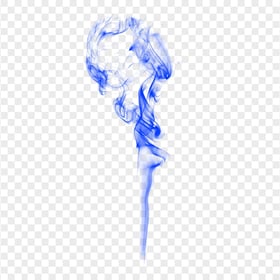 HD Blue Cigarette Smoke Transparent PNG