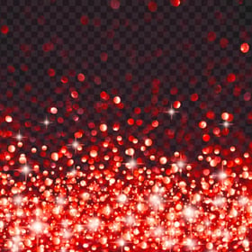 HD Red Bokeh Sparkling Lights Effect PNG