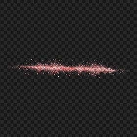 Red Sparkle Stars Light Line Effect PNG Image