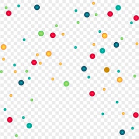 Floating Colored Dots Background FREE PNG