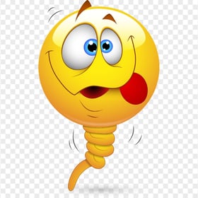 Yellow Dizzy Emoji Face Illustration Dizziness