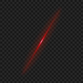 HD Red Lens Flare Line Overlay PNG