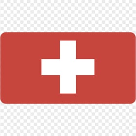 Switzerland Swiss Banner Flag Icon PNG