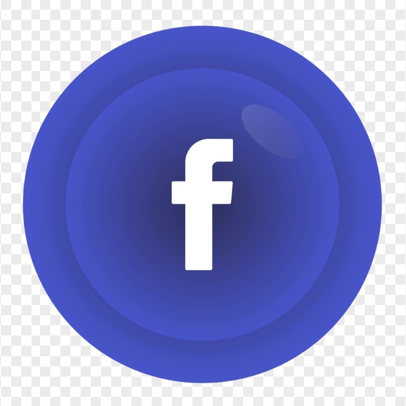 Facebook Gradient Circle Icon Logo