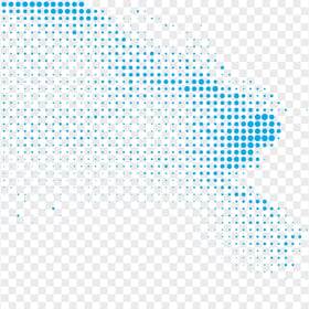 HD Blue Halftone Abstract Background Transparent PNG