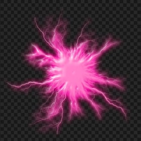 HD Glowing Pink Energy Ball PNG