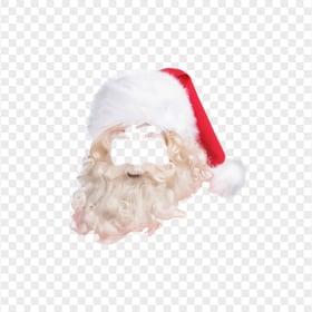 PNG Christmas Santa Hat & Beard