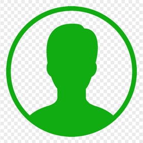 HD Profile User Round Green Icon Symbol Transparent PNG