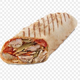 Chicken Shawarma Spicy Fast Food Transparent Background