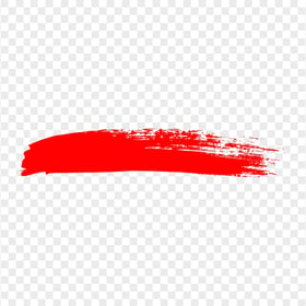 HD Red Paint Brush Effect PNG
