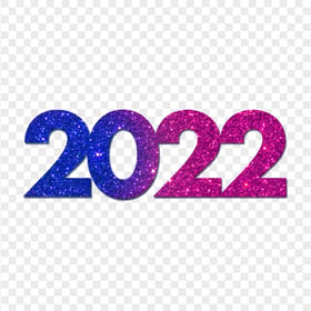 Download HD Beautiful Blue & Pink Glitter  2022 PNG