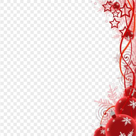 Christmas Holidays Red Border Illustration Decor