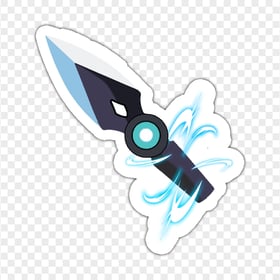 HD Valorant Jett Agent Knife Stickers PNG