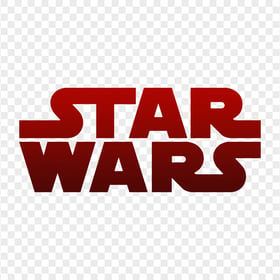 HD Red Aesthetic Star Wars Logo PNG