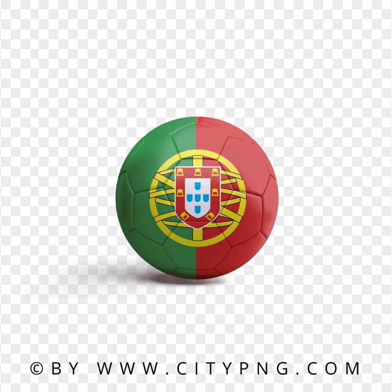 HD Soccer Ball With Portugal Flag PNG | Citypng