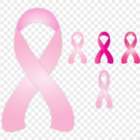 Breast Cancer Pink Ribbons Collection HD PNG
