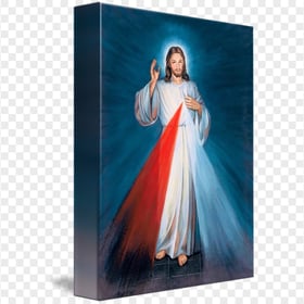 Jesus Chaplet Divine Mercy Prayer Illustration