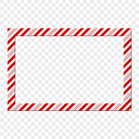 Christmas Candy Style Photo Frame HD PNG