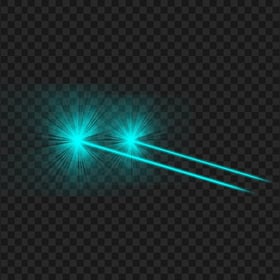 Side View Blue Eyes Laser Effect PNG