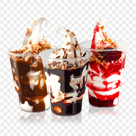 Sundae Ice Cream PNG Image