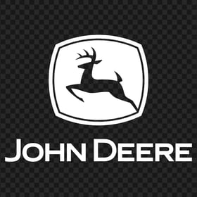 John Deere White Logo PNG