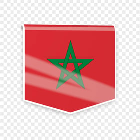 Morocco Label Flag FREE PNG