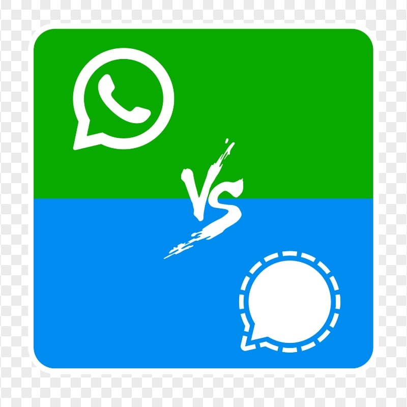 HD Signal VS Whatsapp Square Icon Transparent PNG