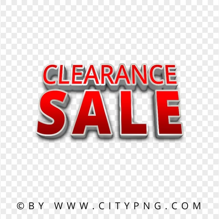 Clearance Sale Word Label Logo Sign HD PNG Citypng