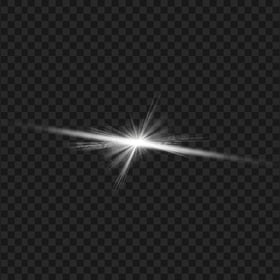 HD White Light Point Effect Transparent PNG