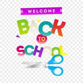 HD Back To School Illustration Text Logo PNG