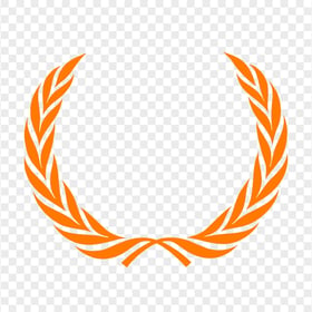 Wreath Laurel Orange HD PNG