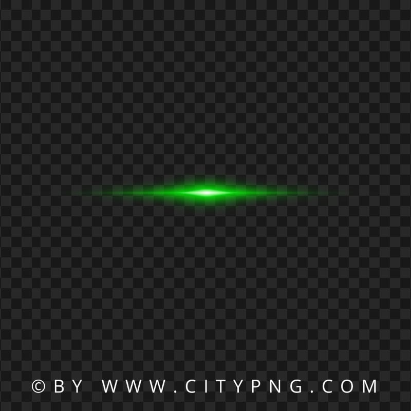 Green Light Lens Flare Glowing Effect FREE PNG Citypng
