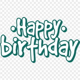 HD Happy Birthday Clipart Text Transparent PNG