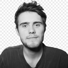 Alfie Deyes Black and White Face