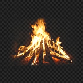 PNG Fire Campfire Bonfire Without Smoke