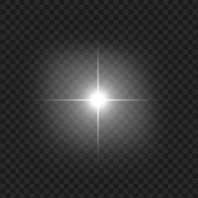 HD White Shine Spark Star PNG