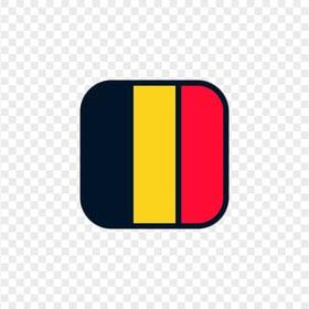 PNG Belgium Square Icon Flag